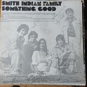 Autographed The Smith Indian Family Something Good
